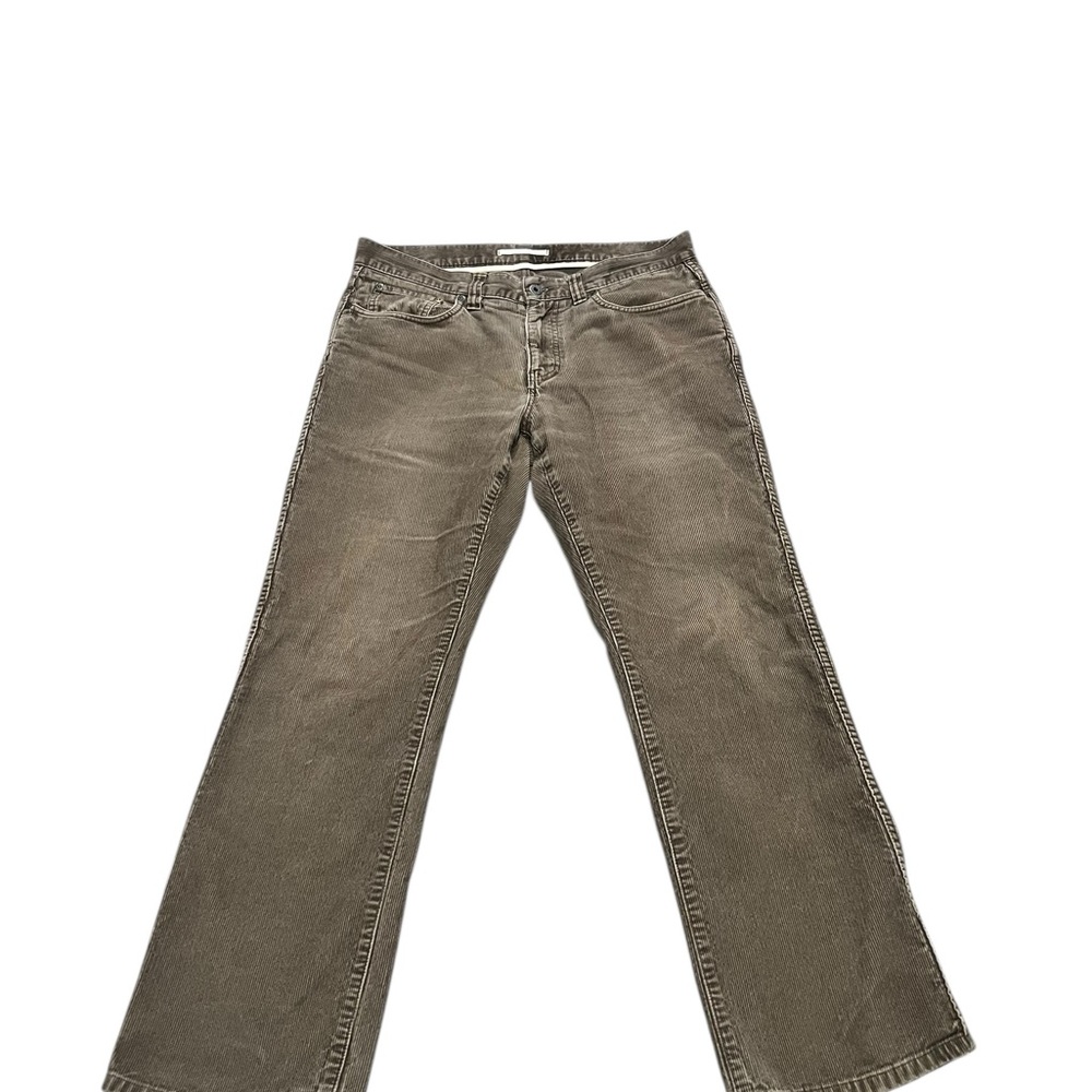 L.L. Bean Brown Corduroy Pants Men’s 33x29 Standard Fit Straight Leg